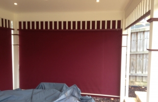 Straight Drop Gear Box Awning