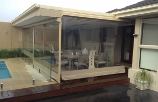 Straight Drop Gear Box Awning